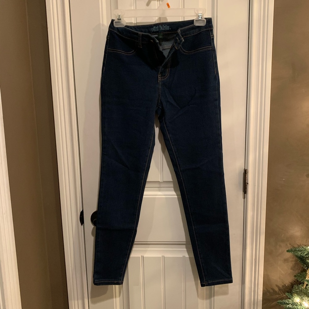 Hi-rise jeggings
